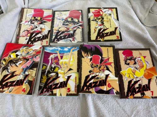 Kazan Volumes 1-7 English Manga Complete Series Set Gaku Miyao - Afbeelding 1 van 10