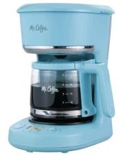 Mr. Coffee 5-Cup Digital Display Programmable Coffee Maker Mini Brew Now or L...