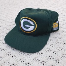 NWT Vtg Sports Specialties Green Bay Packers Pro Line NFL Logo Snapback Hat Cap