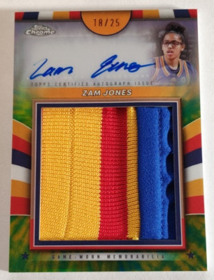 2024 Topps Chrome McDonald's Zam Jones Golden Patch AUTO /25