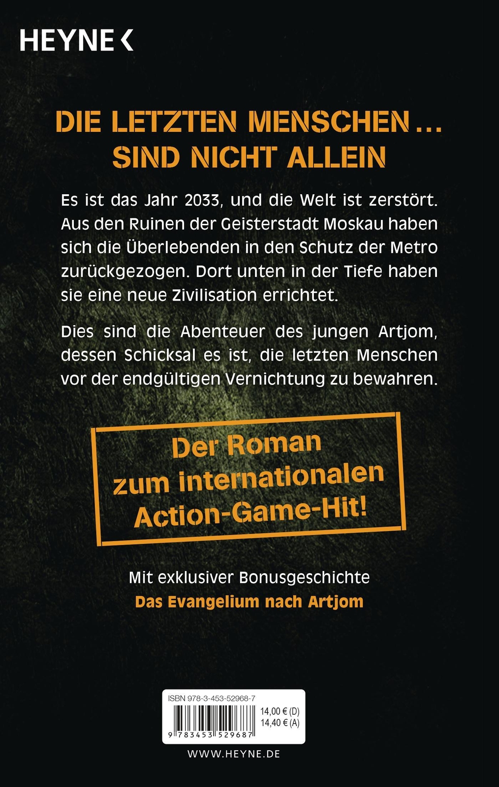 Thumbnail - Metro 2033 | Dmitry Glukhovsky | Taschenbuch | Metro-romane | 809 S. |