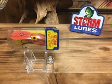 Vintage Storm Pre Rapala Rattlin Flat Wart FLV 155 Walleye Bass Fishing Lure