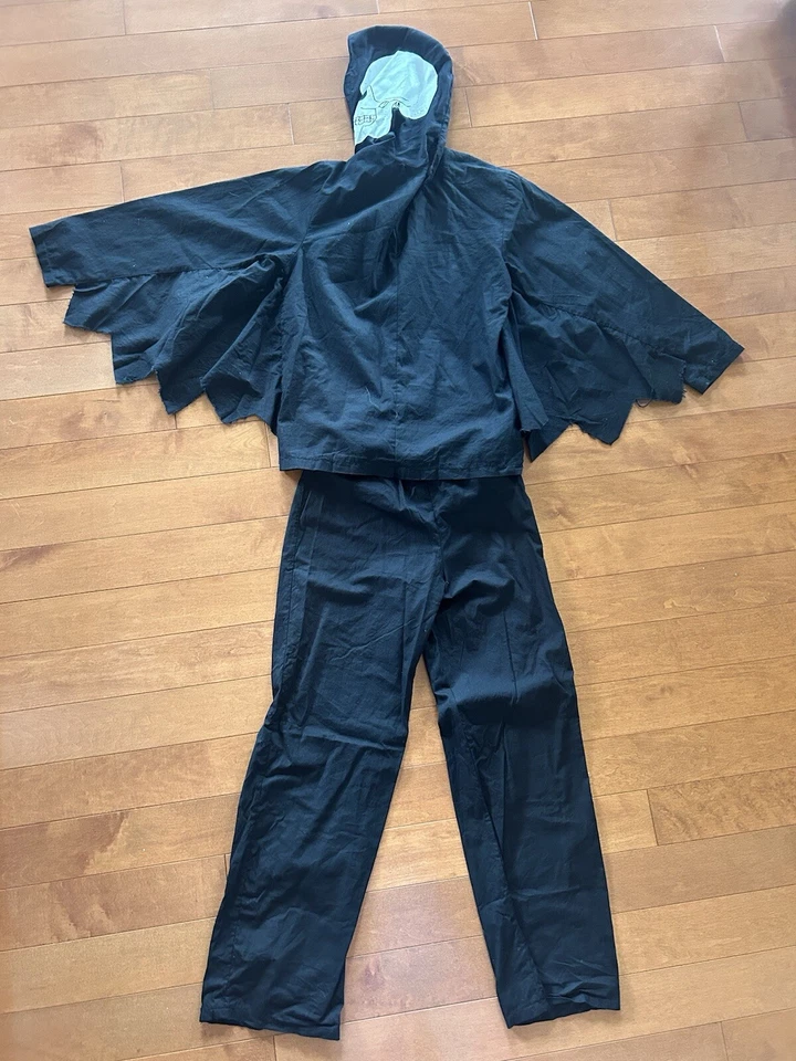 Gymboree Skeleton Halloween Costume Size 10-12 With Gloves - Image 2 of 4