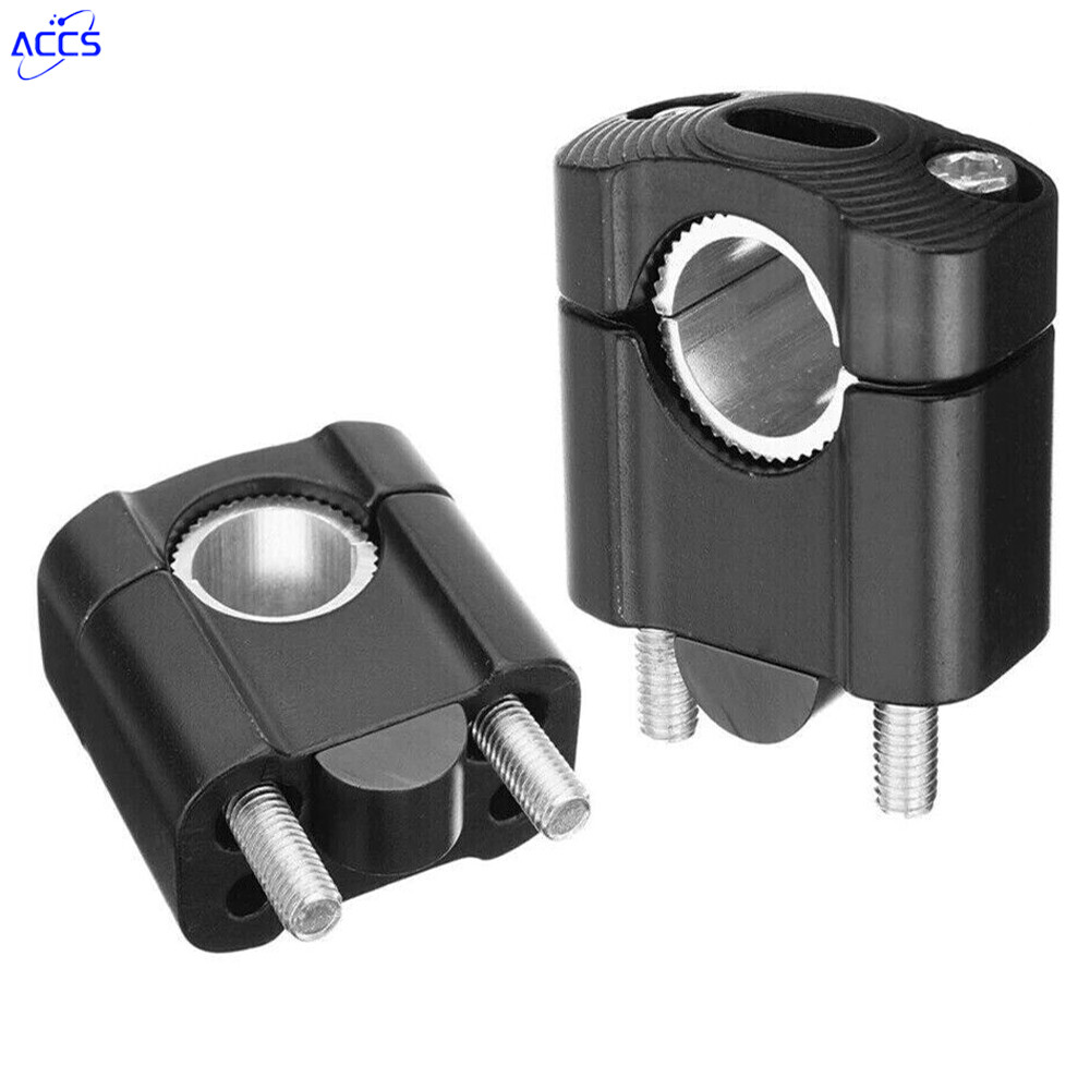 HandleBar Fat Bar Mount Clamps Risers Adaptor 7/8 To 11/8 Dirt - Foto 6