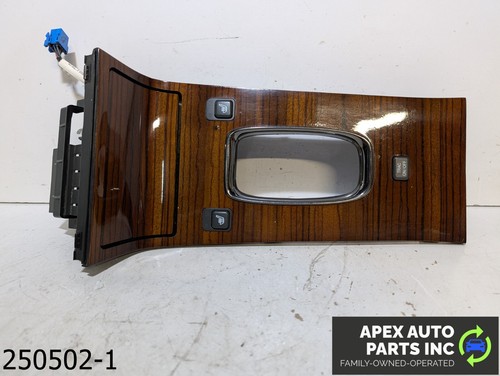 OEM 1999-2004 Cadillac Seville 4.6L WOODGRAIN SHIFT SHIFTER BEZEL TRIM STORAGE - Picture 4 of 12