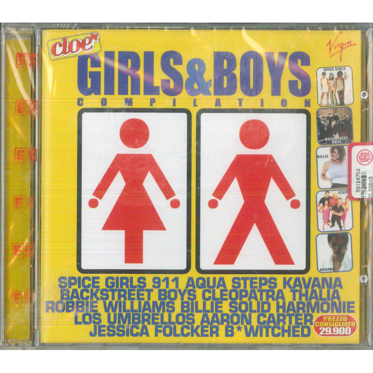 AA.VV. CD Girls & Boys Compilation / Virgin - 8469952 Sealed