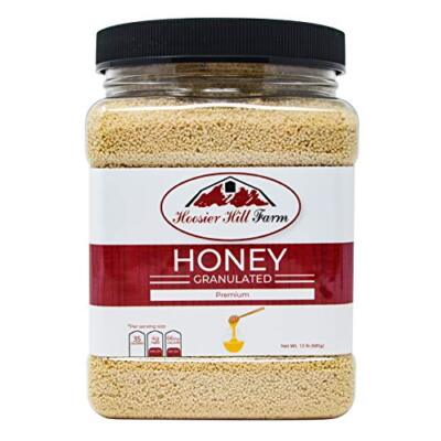 Granulated Honey Crystals 24 Ounce Crunchy Dissolvable Sugar Substitute