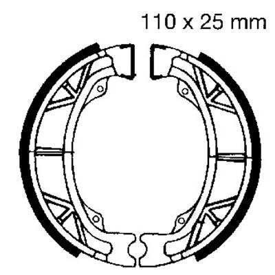 EBC Bremsbacken brake shoe H303 vorne hinten Hercules SR 125  Samba NEU