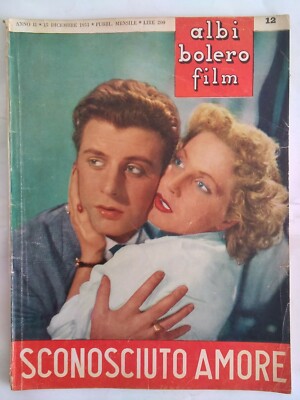 fotoromanzi albi bolero film 12 1951 unbekannt liebe joyce santelmo guidarelli