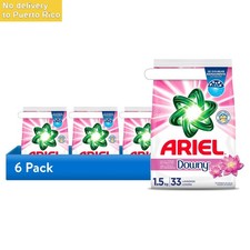 (6 pack)Laundry Detergent Powder with a Touch of Downy Freshness, 52 oz,33 Loads
