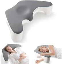 Side Sleeper Pillow with Arm Hole, Upgraded Shoulder Relief System for Neck Pain