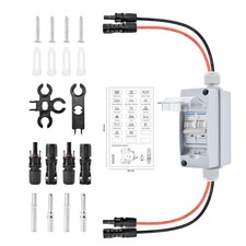 Mollom Solar Panel Disconnect Switch 1000V 30Amp IP65 Breaker Box