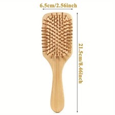 Natural bamboo paddle comb air cushion comb scalp massage anti-static