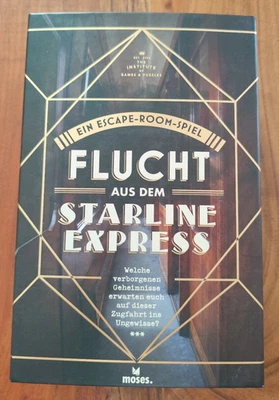Flucht aus dem Starline Express Escape-Room-Spiel Brettspiel Krimispiel Partyspi - Bild 1 von 3