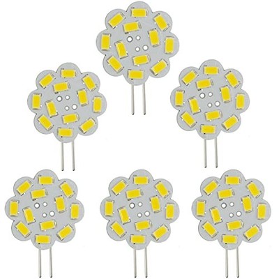 2W G4 LED Light Bulbs(6 Pack) LED Disc 20W Halogen Replacement Bulb,180 Degree 