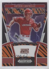 2020 Prizm Draft Picks Thunderstruck Tiger Stripes 71/99 Hayden Cantrelle 3wu