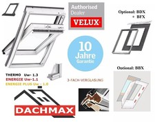 VELUX Dachfenster Kunststoff Thermo GLU GGU 2/3Fach + Eindeckrahmen
