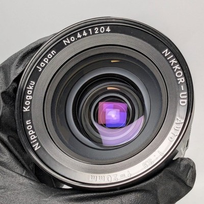 Nikon Nikkor-UD Auto 20mm f/3.5 Non-Ai Wide Angle Lens Nikon F 72