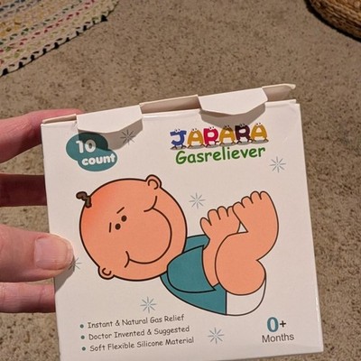 Japara baby gas relief tubes, pack of 9