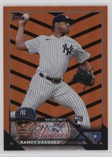 2023 Topps Update Orange & Black Foil Randy Vasquez Randy Vásquez #US56 11ur