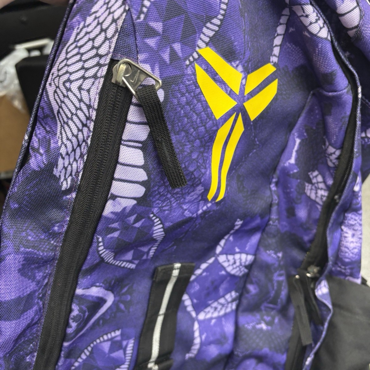 Kobe Bryant Limited Nike Black Mamba Lakers Purple Backpack Bag