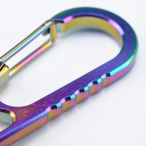 Reliable Titanium Keychain Carabiner for Attachment to Clothes and Belts - Picture 19 of 36