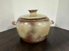 Vintage Plainsman Desert Gold Frankoma Casserole Baker Bean Pot 4V 2 qt and Lid