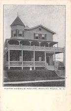 Fifth Avenue House, Asbury Park, N.J., Posted 1907