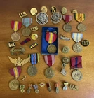 Vintage US Military Medals Pins and Insignia Collection – WWII & More