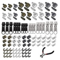 142-Teiliges ReißVerschluss Reparatur Set Mit ReißVerschluss Schiebern, Bodensei