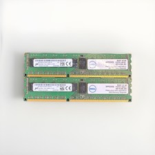 16GB Lot of 2 Dell Micron 8GB DDR3 REG MT18KSF1G72PDZ-1G6E1 Server Memory RAM