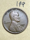 1924-D LINCOLN WHEAT CENT, "FINE" CONDITION, Low Mintage DATE, #199