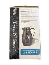 Twist N' Serve Coffee Carafe Service Ideas TNSPB40BL , 1.2 Liter, 40.1 ounces