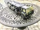 Vintage TONKA Car Carrier Transporter….. 35" Long Articulated Pressed Steel
