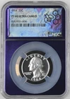 1964 Washington Silver Proof Quarter 25c NGC PF68 Ultra Cameo Custom Core 004