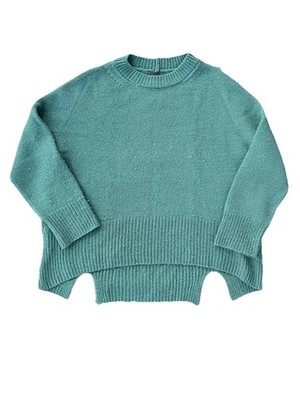 OSKA Crewneck Alpaca Wool Blend  Wool Oversized Boxy Lagenlook Arty, Size 1/Smal