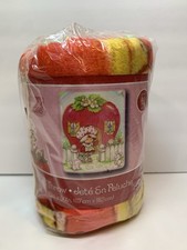 Strawberry Shortcake Fleece Blanket Throw Berryville Super Soft 46" x 60" NEW