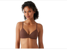 Wacoal Women's How Perfect Wireless T-Shirt Bra Brown Size 34DD 7696