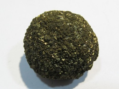 S317 feine goldene Markasit Speerkies Konkretion 3,5cm 94g Campan Kreide Misburg