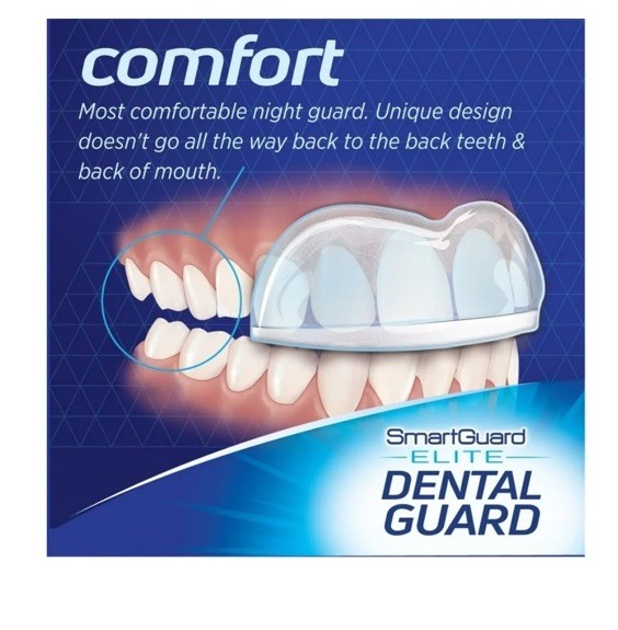 Dental Smartguard Guard ELITE (2 Guards 1 Travel case) Front tooth Design.
