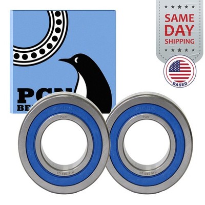 (2) R16-2RS Premium Rubber Seal Ball Bearing C3, 1''x2''x1/2'', R16rs