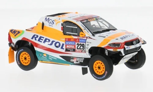 Ixo IXORAM988.22 - 1/43 - Toyota Gr Dkr Hilux Evo T1+, Rally Dakar, 2023, #229,-image