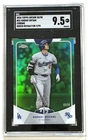 2024 TOPPS CHROME 50/50 SHOHEI OHTANI GREEN REFRACTOR SGC 9.5