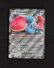 Orthworm ex 110/142 Corona Stellare Carta Pokemon Holo Ultra Rara NM