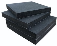Adhesive Foam Padding, 4 Pieces Neoprene Foam Anti Vibration Pads High Densit...