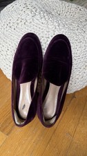 GIANVITO ROSSI Women s Purple Suede Slip-On L...