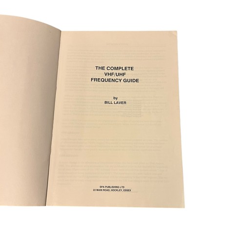 The Complete VHF / UHF Frequency Guide Book Manual Radio Bill Laver SPA 1991 - Bild 2 von 6