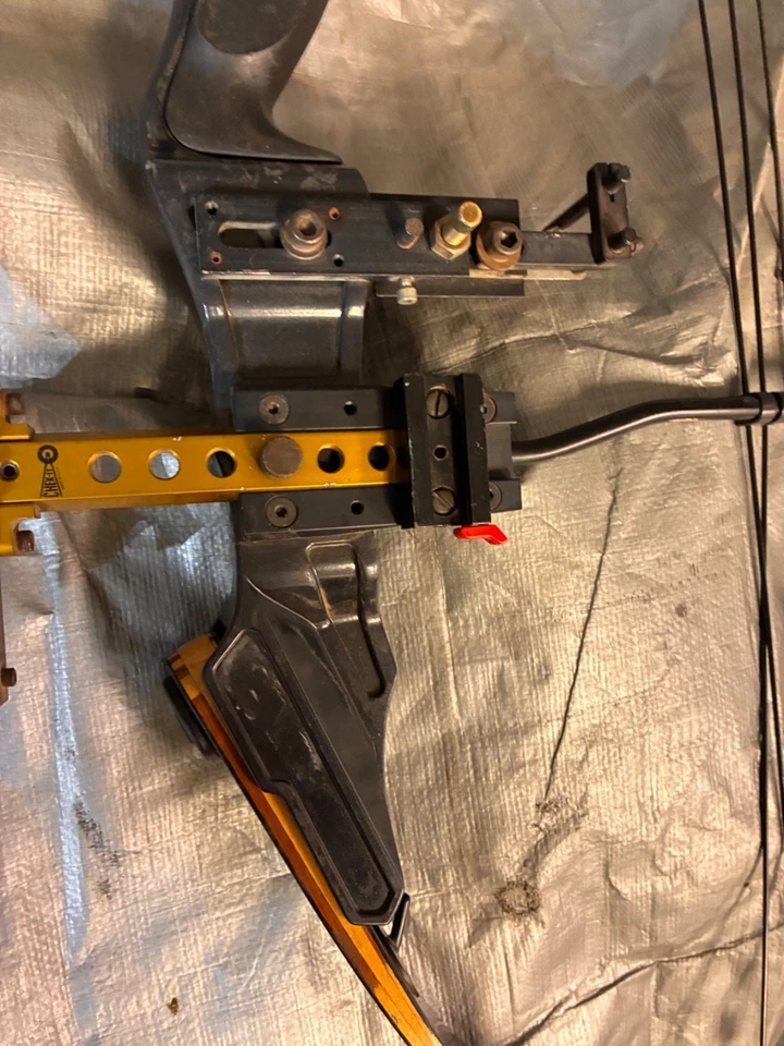 Arco compuesto Golden Eagle de colección halcón dibujar peso 50-70 lb restrung Foto 2 de 4