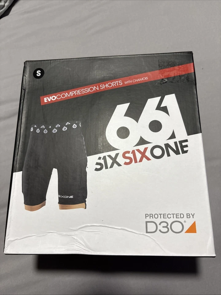 Pantalones Cortos de Compresión SixSixOne EVO MTB Ciclo D30 Protección Acolchada Talla Pequeña Foto 2 de 4