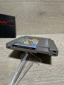 Simpsons Bart Vs The World (NES Nintendo) Game Tested Working Authentic.